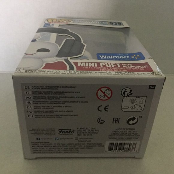 NEW Ghostbusters Mini Puft with Headphones Exclusive Funko Pop Figure #939 - Picture 8 of 8